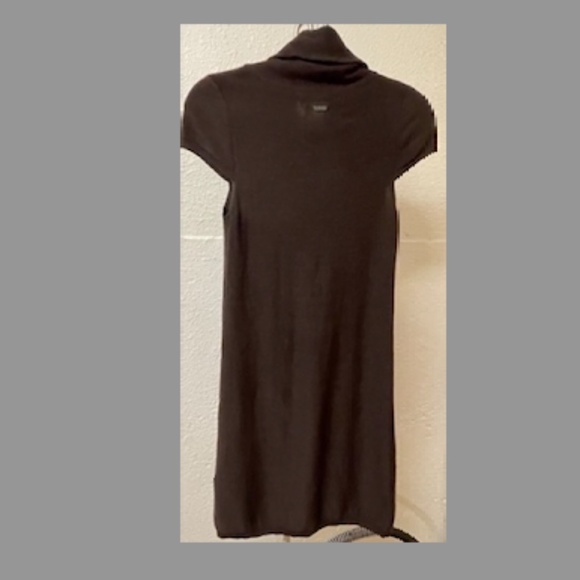 NWOT IKKS French Turtleneck Knit wool tunic in Brown in Size M - Picture 3 of 9